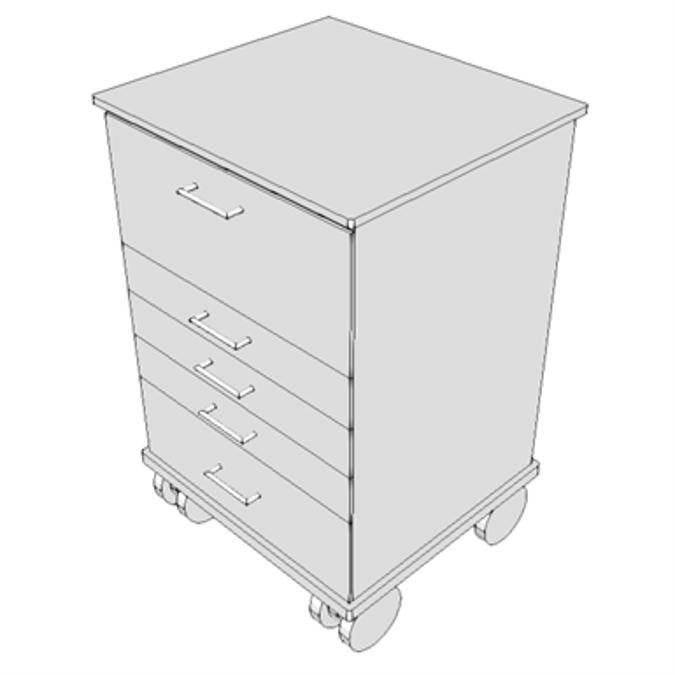 BIM objects Free download! D2520 Mobile, Storage/Assistant