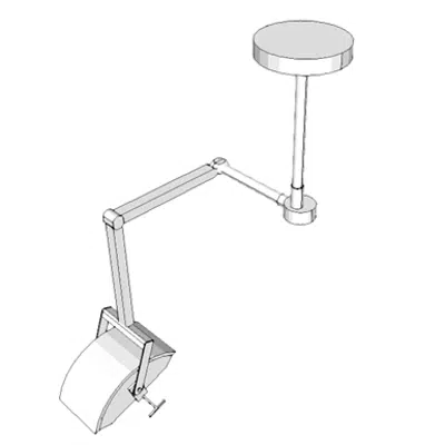 imagem para D6155 - Light, Dental, Operating, Ceiling, Column