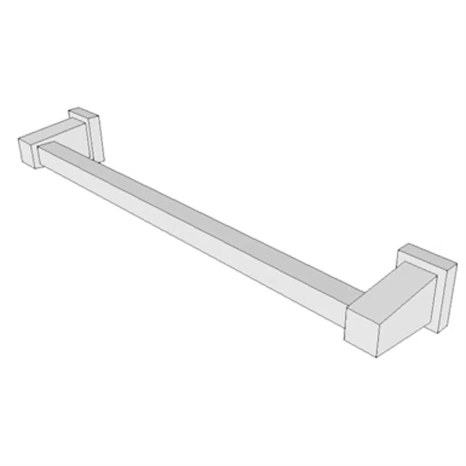 A5205 - Bar, Towel, SS, Surface Mounted