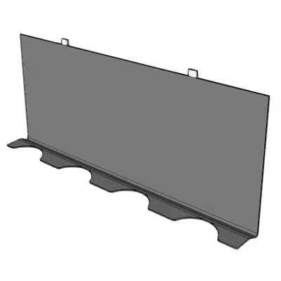 bild för A0903 - Rear Hinged Cover, for LAN Rack