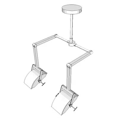Image for D6150 - Light, Dental, Operating, Dual, Ceiling Mounted