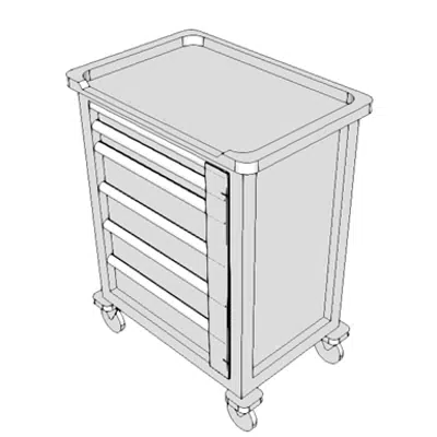 Image for E0948 - Cart, General Storage, Mobile