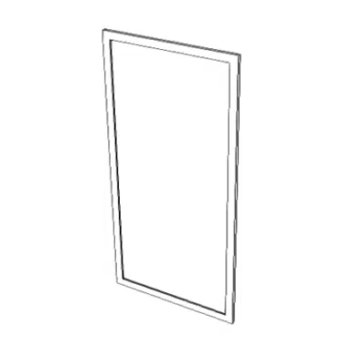 Imagem para A1066 - Mirror, Float Glass, With SS Frame}