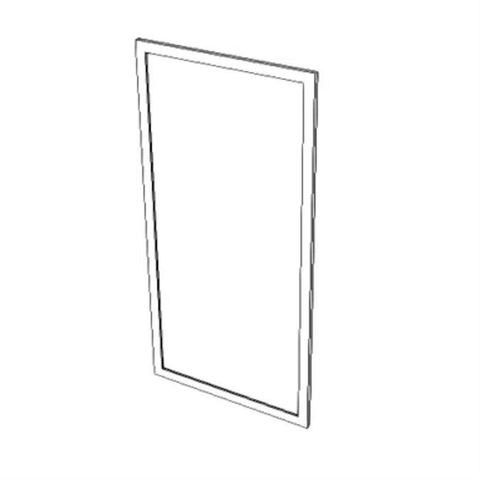 A1066 - Mirror, Float Glass, With SS Frame
