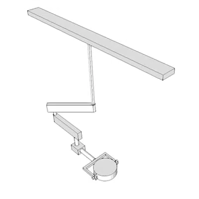 imagem para D6050 - Light, Dental, Operating, Ceiling, Track
