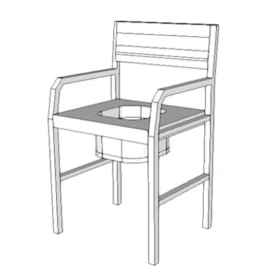 Image pour M4801 - Commode Chair