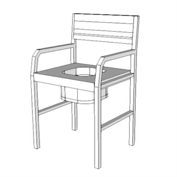 M4801 - Commode Chair