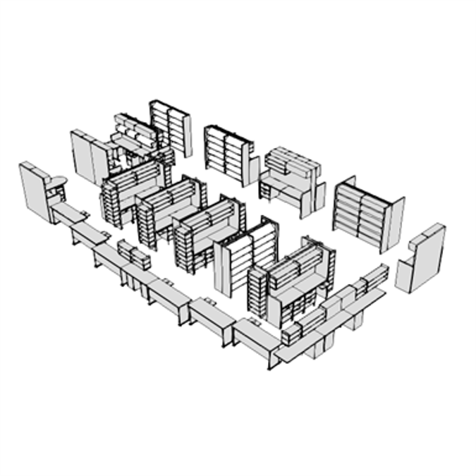 Objetos BIM - ¡Descarga gratis! E0675 - Pharmacy Dispensing & Storage ...