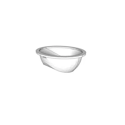 Obrázek pro P3070 - Lavatory, Vitreous China, Under or Counter Top Mtd