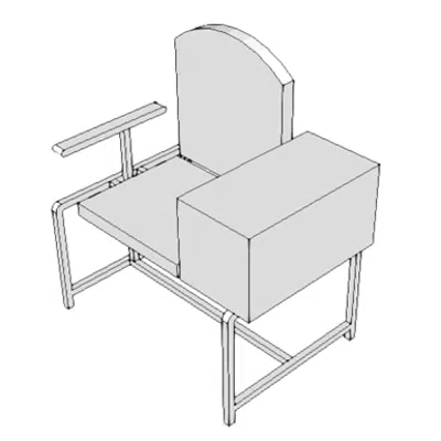 รูปภาพสำหรับ M1410 - Chair, Laboratory, Blood Drawing, w/Storage