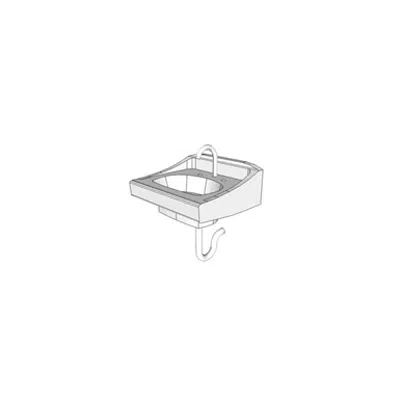รูปภาพสำหรับ P3000 - Lavatory, Vitreous China, Straight Back