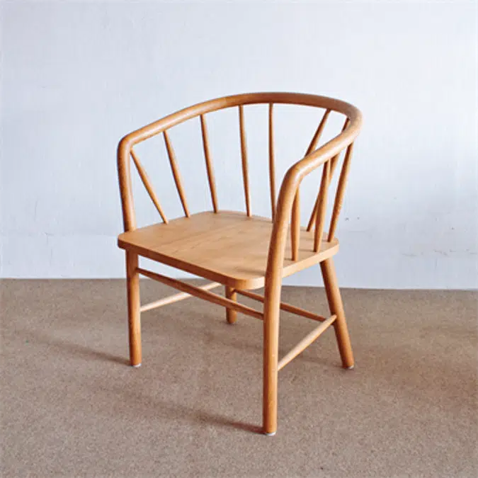 BIM objects - Free download! Mahasamut Wooden Chair Cascara | BIMobject