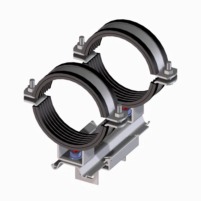 SDNA Heavy Duty Pipe Clamp with or without Sliding Frame