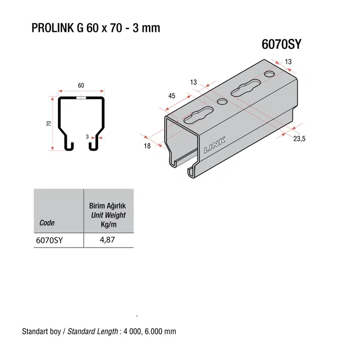 Light and Medium Duty Ceiling / Floor Mounted Support System (2V+2H)