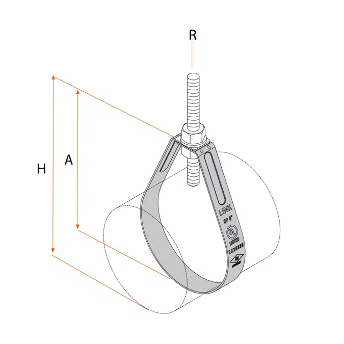 Objetos BIM - ¡Descarga gratis! Sprinkler Clamp | BIMobject
