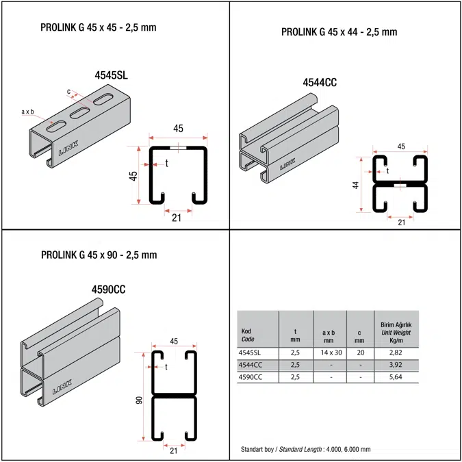 Light and Medium Duty Wall Mounted Cantilever Support System (1H+vertical bracing)