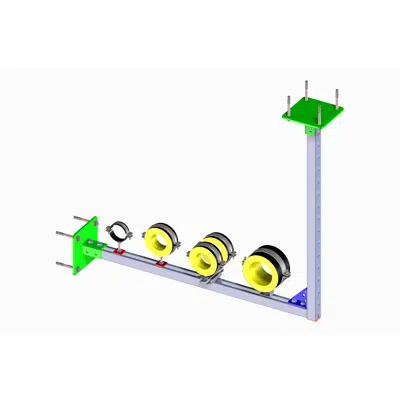 Light and Medium Duty Ceiling / Floor / Wall Mounted Support System (1V+1H) 이미지