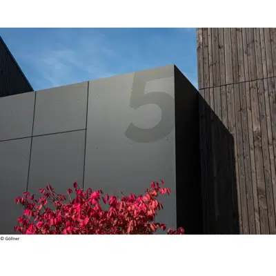 imagem para Facade cladding from Compact HPL 10 mm: Duropal XTerior compact – single-sided lacquering