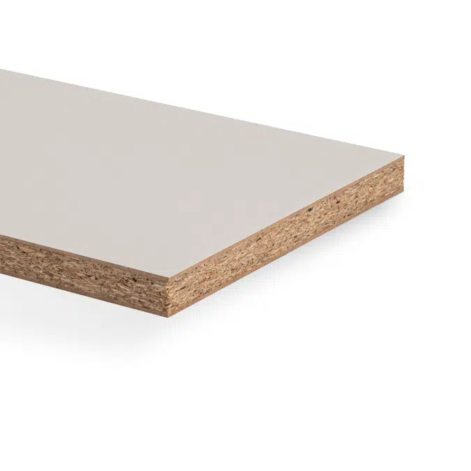 Particularly high load bearing, melamine faced hybrid chipboard 16 mm: DecoBoard MFP Hybrid