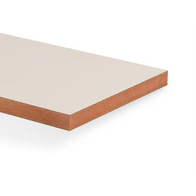 Schwer entflammbare, melaminbeschichtete Faserplatte 19 mm: DecoBoard MDF Pyroex