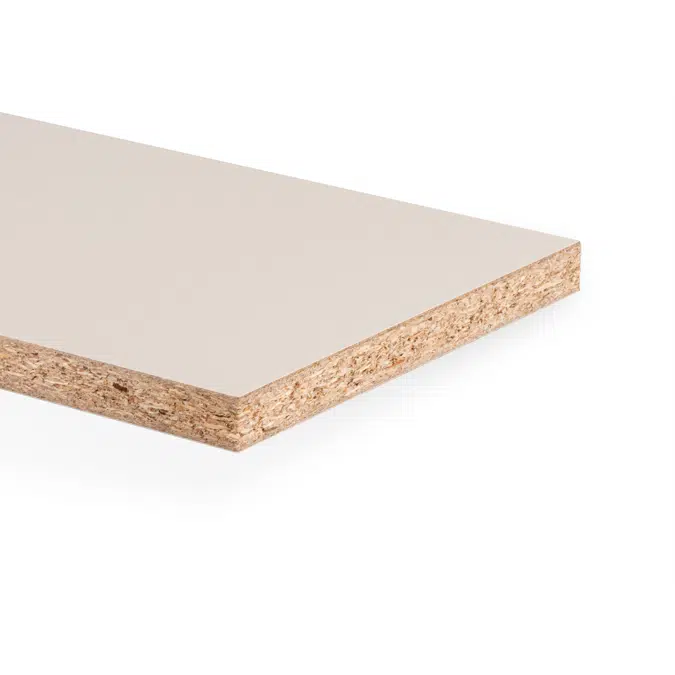 Emission-reduced, melamine faced chipboard (MFC) 10 mm: DecoBoard P2 F****