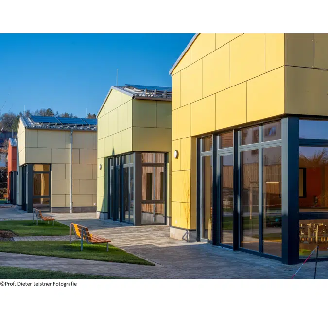 HPL facade cladding FR 12 mm: Duropal XTerior compact F – single-sided lacquering
