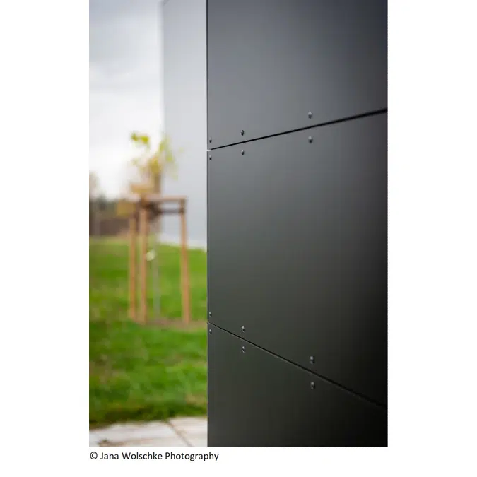 HPL facade cladding FR 12 mm: Duropal XTerior compact F – single-sided lacquering