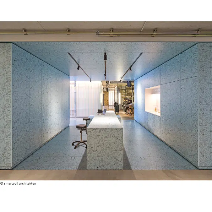 Design individualised melamine faced chipboard (MFC) 32 mm: DecoBoard Individual Motiv P2