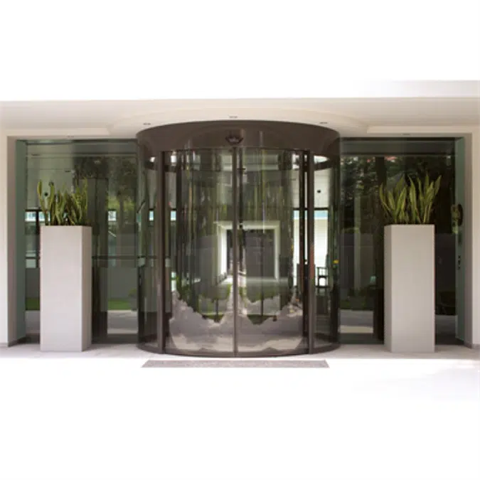  Sliding Door CURVED - Curtain Wall Hosted Revit Family