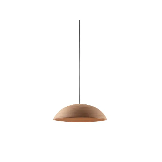 ABSIDIOLA C PLATO TERRACOTTA pendant lamp