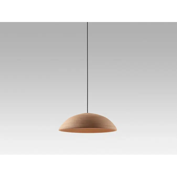 ABSIDIOLA C PLATO TERRACOTTA pendant lamp