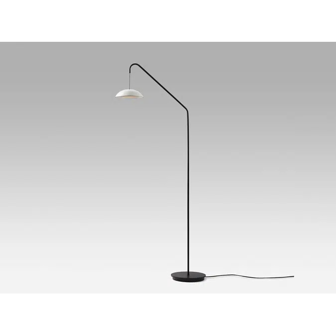 ABSIDIOLA P ARCO PLATO WHITE floor lamp