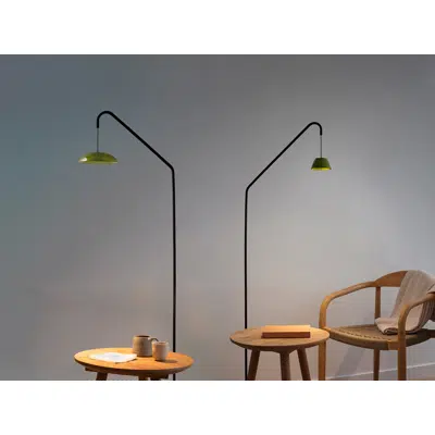 imagem para ABSIDIOLA P ARCO PLATO WHITE floor lamp