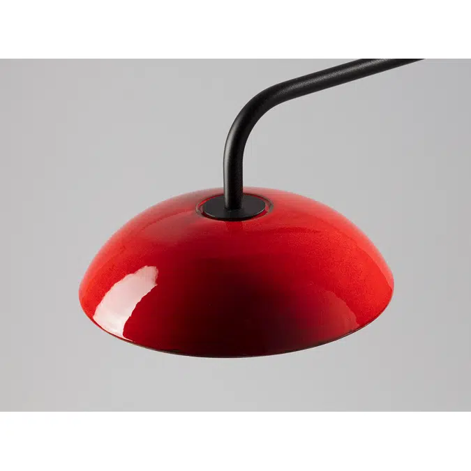 ABSIDIOLA P BRAZO PLATO RED floor lamp