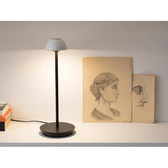 ABSIDIOLA S MINI L RED table lamp