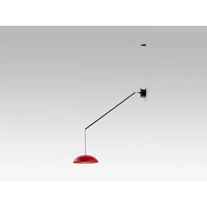 ABSIDIOLA A MOVIL PLATO RED wall lamp