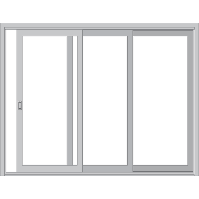 BIM 객체 무료로 다운로드하세요! Pella® Reserve™ Contemporary MultiSlide Patio