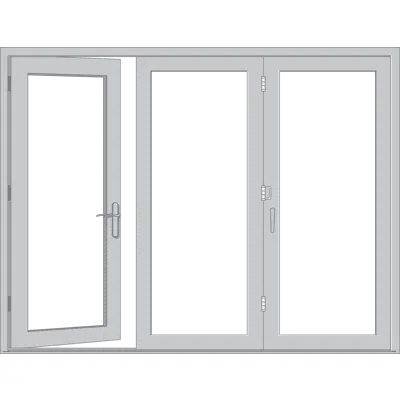 bild för Pella® Reserve™ - Traditional Bifold Patio Door