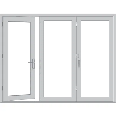 Image for Pella® Reserve™ - Traditional Bifold Patio Door