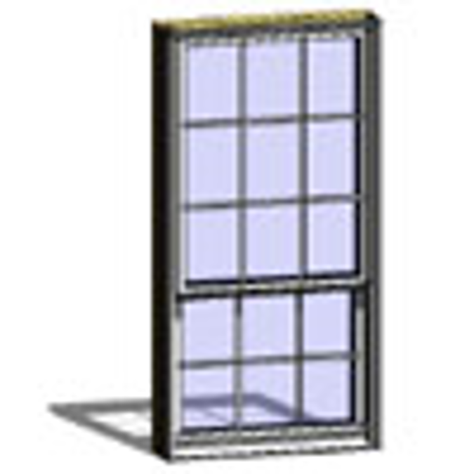 BIM objects - Free download! Designer Series® Double-Hung Window, Clad ...