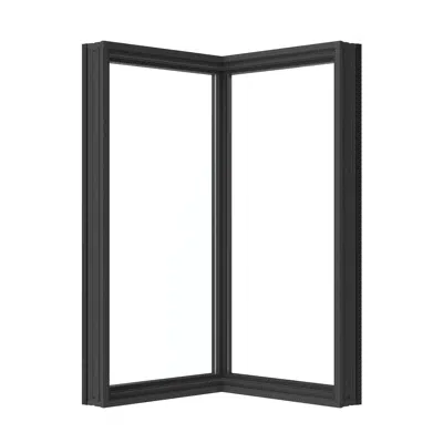 Pella® Reserve™ - Contemporary Sash-in-Frame Mitered Corner Window 이미지