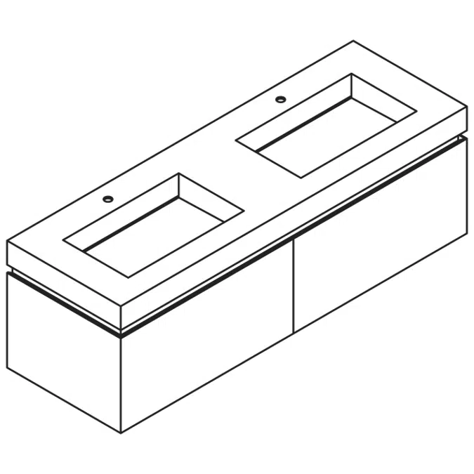 Freedom-FR180 Monoblocco con lavabo integrato