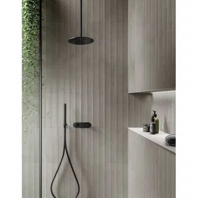 billede til MAND - structures for wall tiles in porcelain stoneware, suitable for both indoor and outdoor spaces