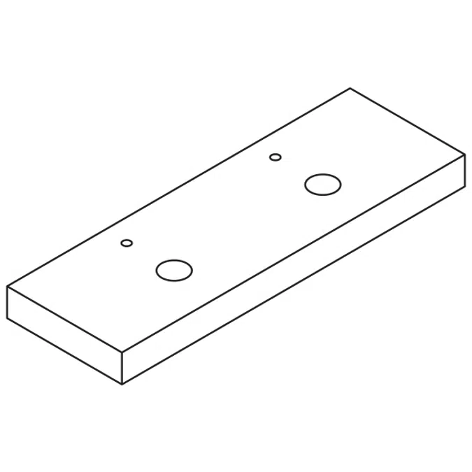 Ease ESD160 - ESD170 - ESD180 - ESD190 - ESD200 Wooden box-shaped countertop