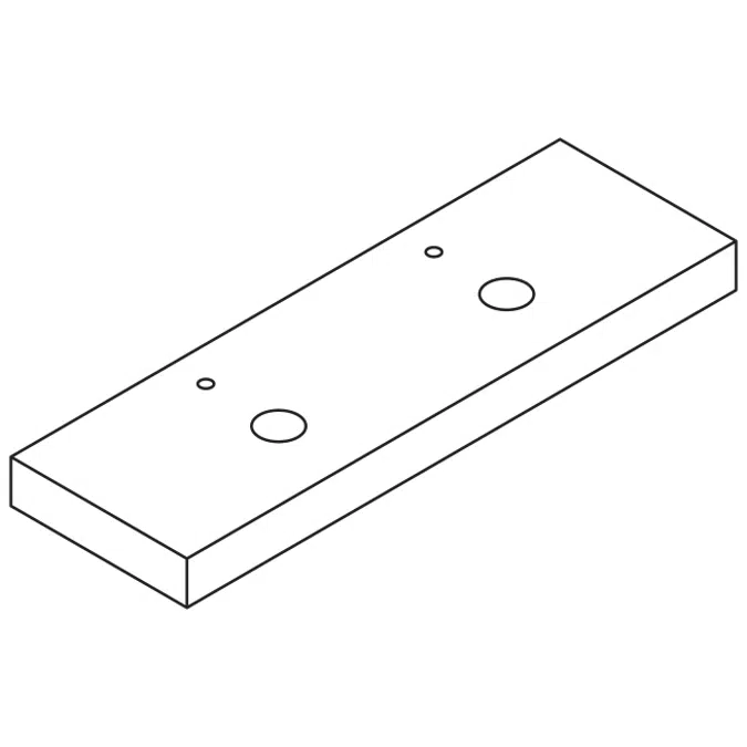 Ease ESD160 - ESD170 - ESD180 - ESD190 - ESD200 Wooden box-shaped countertop