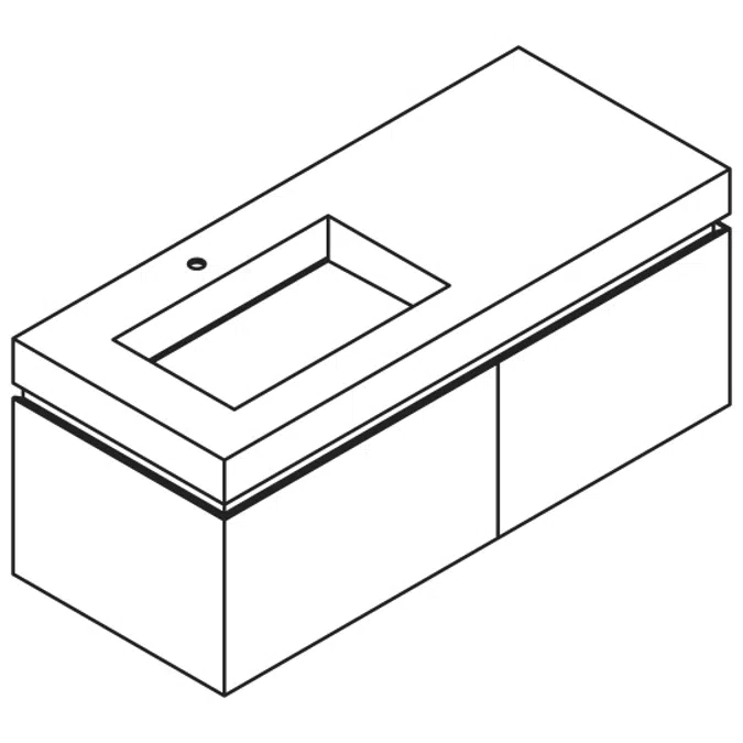 Fredom-FR120 Monoblock mit integriertem Waschbecken