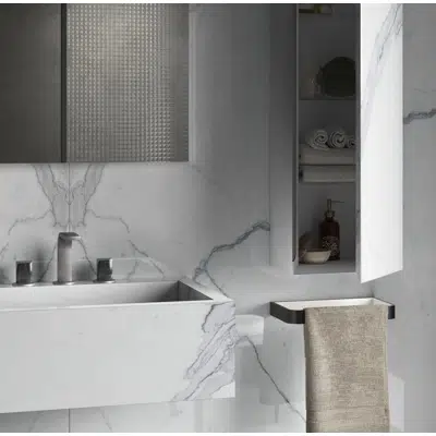 Fun FNR35104 Wall unit with front panel in porcelain stoneware için görüntü