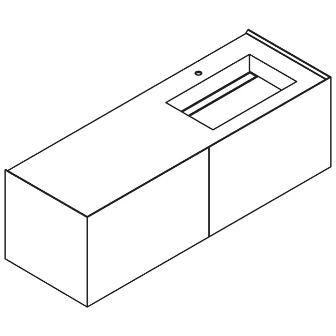 Glad-GD160 Monoblock mit integriertem Waschbecken