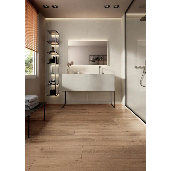 KAO - The Natural Harmony of
Oak in Porcelain Stoneware.