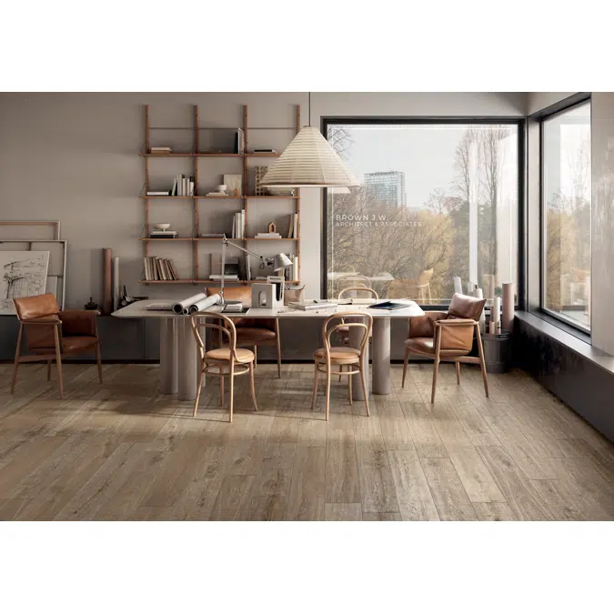 KAO - The Natural Harmony of
Oak in Porcelain Stoneware.